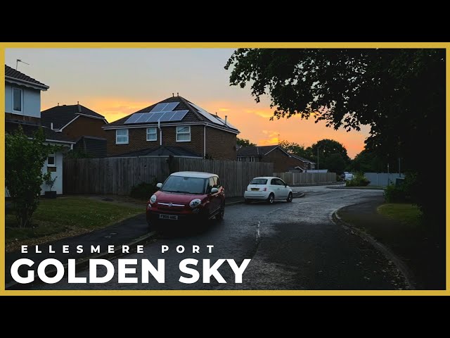Orange Dawn & Light Rain 🌦️ | Peaceful Woodland Walk in England | 4K 60fps HDR | No Talking