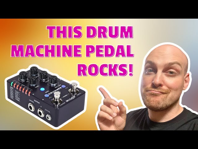 This Little Drum Machine Pedal Rocks Pretty Hard! - Mooer Audio Drummer X2 Review