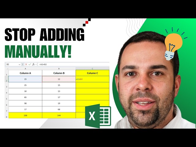 How to Add Numbers in Excel | SUM Formula & Easy Addition