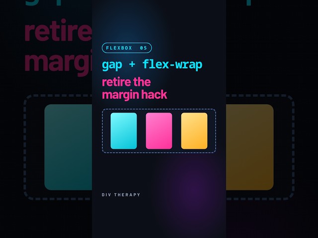 gap and flex-wrap: the two lines that retire every margin hack