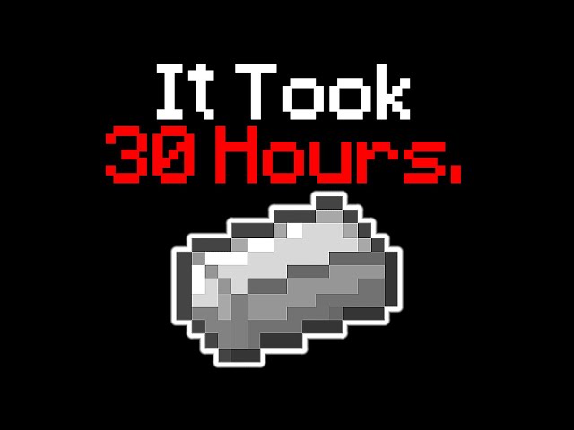 The Cost of 1 Iron Ingot in Minecraft's H̶a̶r̶d̶e̶s̶t̶ Modpack