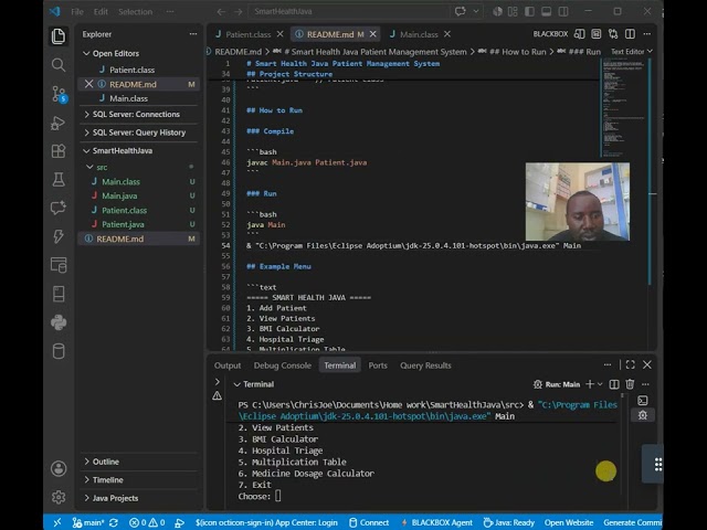 SmartHealth java project