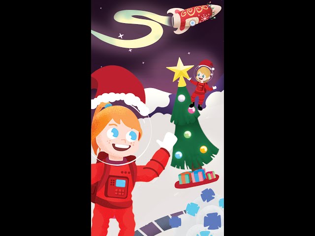 WiNTER MAKEOVER!! Adley and Niko decorate their Rocket for the holidays in PlaySpace! #shorts