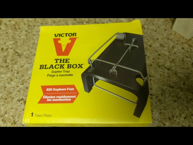 Victor THE BLACK BOX gopher trap