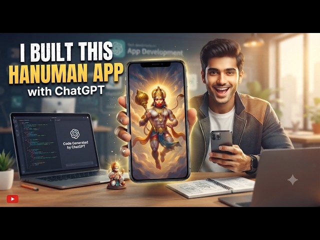 How I Built a Hanuman Wallpaper App Using ChatGPT (No Coding Experience!) #chatgpt #ai