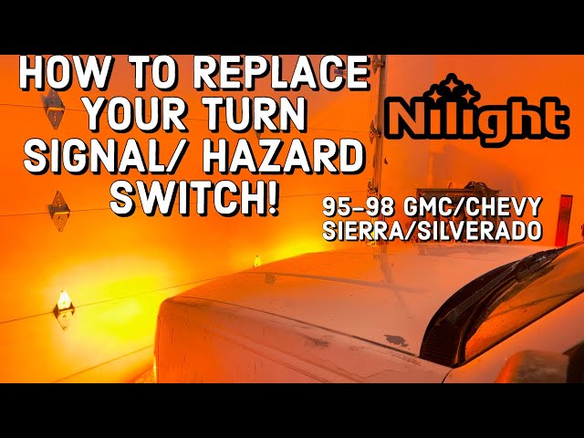 HOW TO REPLACE YOUR TURN SIGNAL SWITCH ! 1995-1998 C/K