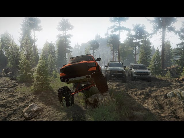 Offroading 3 Trucks!!