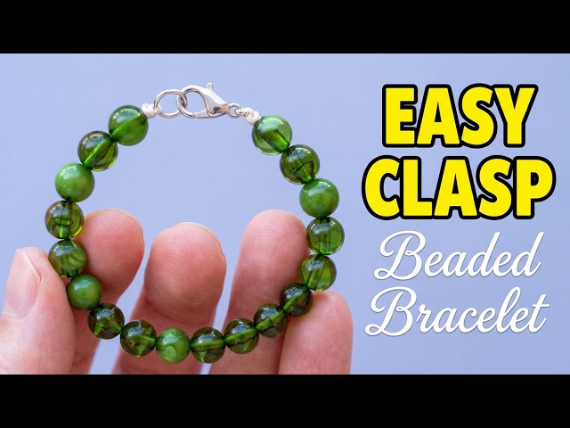 How to Attach a Clasp to a Beaded Cord Bracelet