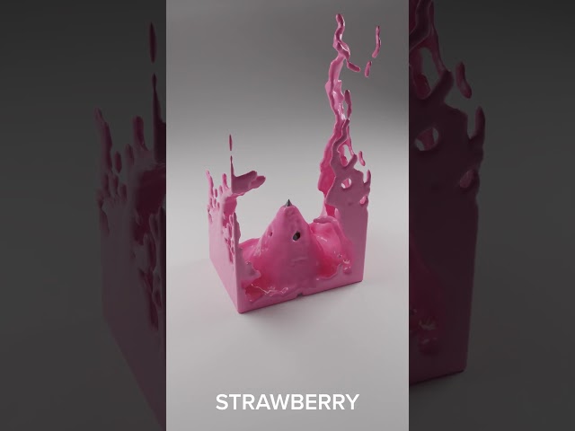 Epic LIQUID Blender 3D Animation | Blender Satisfying Simulation  #blender3danimation #animation
