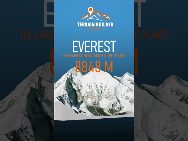 3D Terrain: Everest mountain  #mountains #travel #adventure #skiing #tourism
