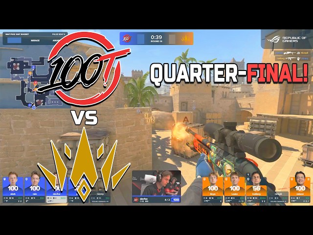 Quarter-Final! 100 Thieves vs BBL - Highlights - Stake Pulse Beat II - CS2