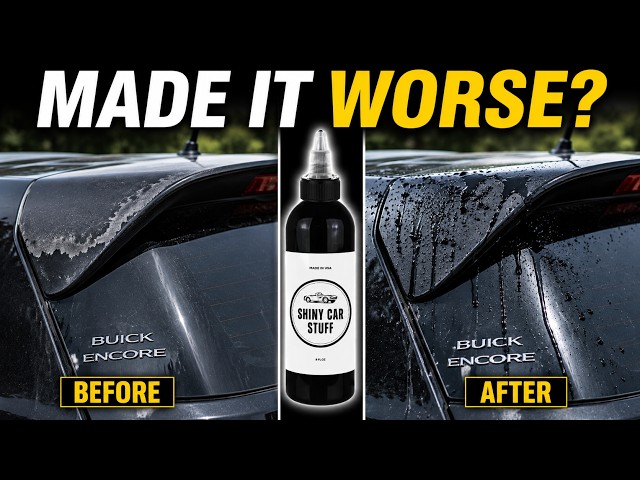 Testing The Hell Out Of SHINY CAR STUFF Wipe-On Clearcoat