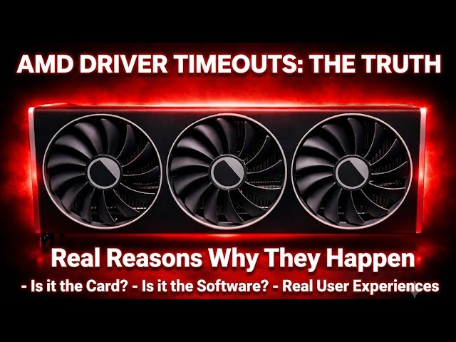 The Truth About AMD Driver Timeouts & How To Fix Them