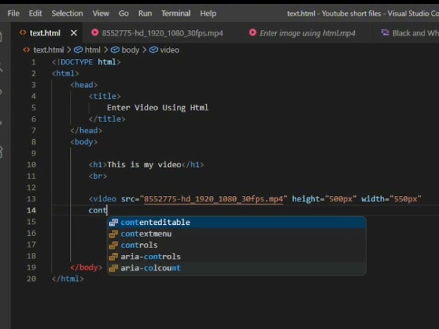 How Do You Add a Video in HTML? 🎥🤔 | Beginner HTML Tutorial