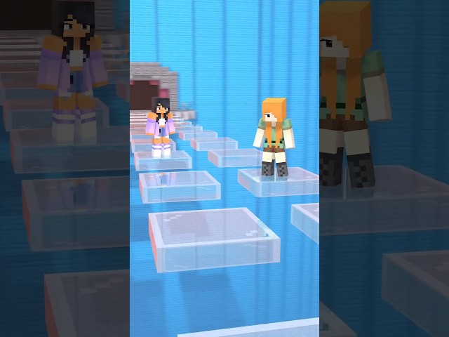 HELP Aphmau Win Squid Game Glass Bridge - Funny Animation