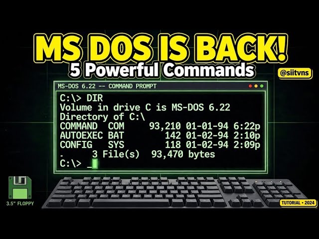 LEARN MS DOS🖥️                                      💻,Part-2