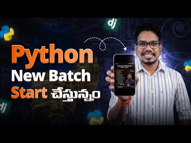 Python Basic to Advanced Course in Telugu by PythonLife 
