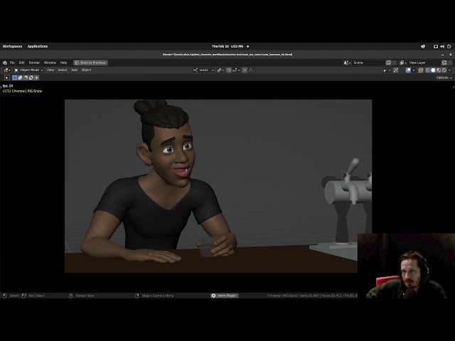 Live Character Animation 'Acting' with Rik Schutte pt.3
