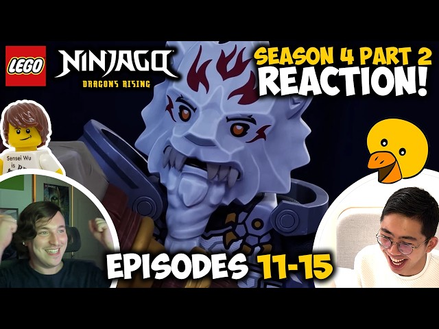 Reacting to Ninjago Dragons Rising Season 4 Part 2 w/ Bricks By Mind & @DuckBricks! 🔥