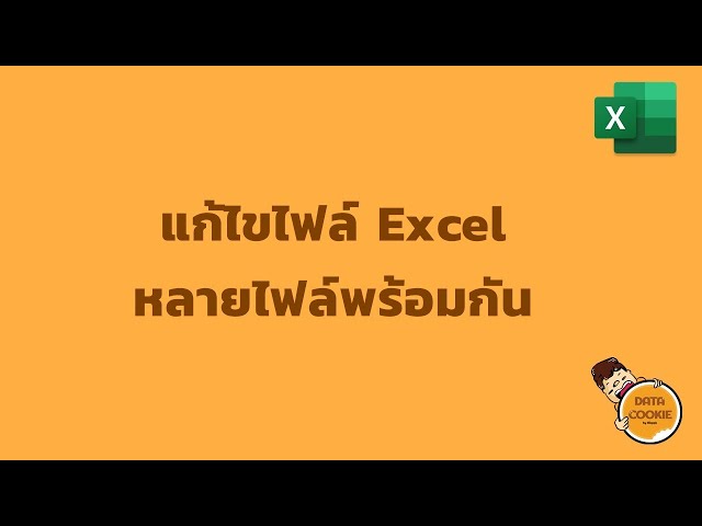 Edit multiple Excel files simultaneously.