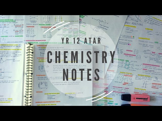 Flip Through Year 12 Chemistry Notes | how to take neat, effective notes