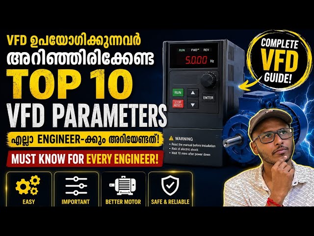 Top 10 VFD Parameters Every Engineer Must Know | VFD Programming & Settings Explained