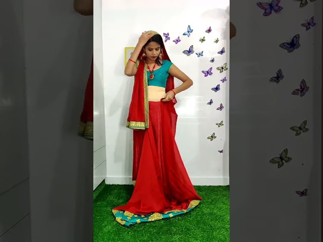 सीधा पल्लु साड़ी पहनना सीखे/