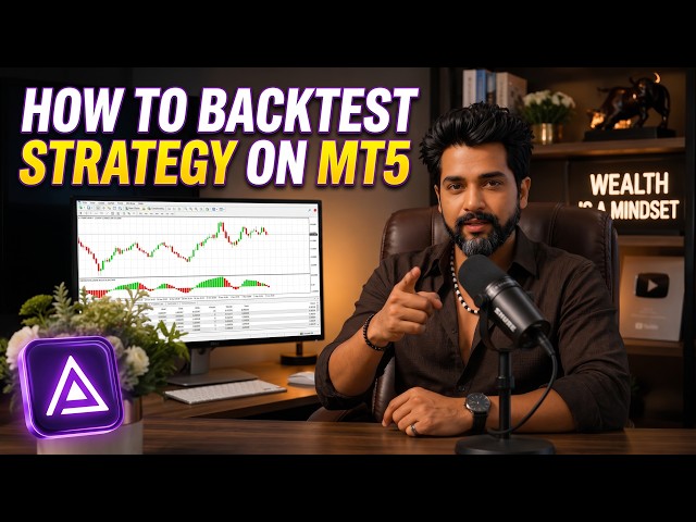 How to Backtest Any Trading Strategy on MT5 | Complete MT5 Strategy Tester Tutorial (Hindi)