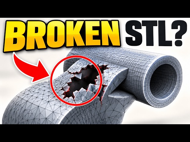 Fix STL Mesh Errors in Fusion 360 Before You 3D Print