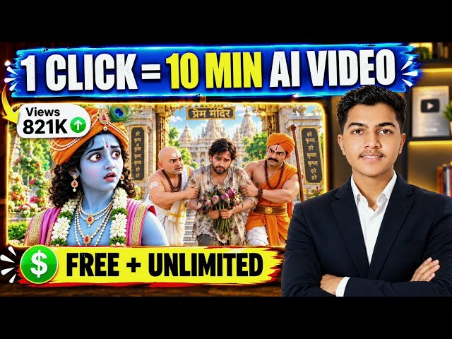 सिर्फ 1 click में 10 Minute Ka Video 😲 | Long Ai Video Kaise Banaye 