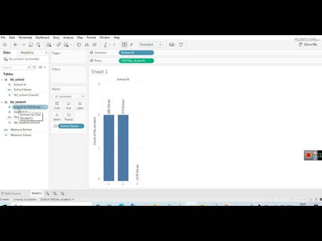 What are relationship in tableau and how to create joins between tables