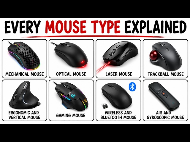 Every MOUSE TYPE Explained in 5 minutes