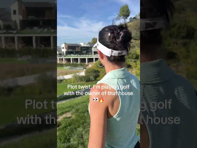 Craziest plot twist 👀🔥 #LA #youtubegolf #shorts