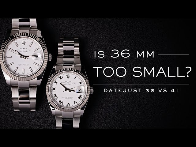 Rolex Datejust 36 vs 41: DON'T BUY Until You Watch This!