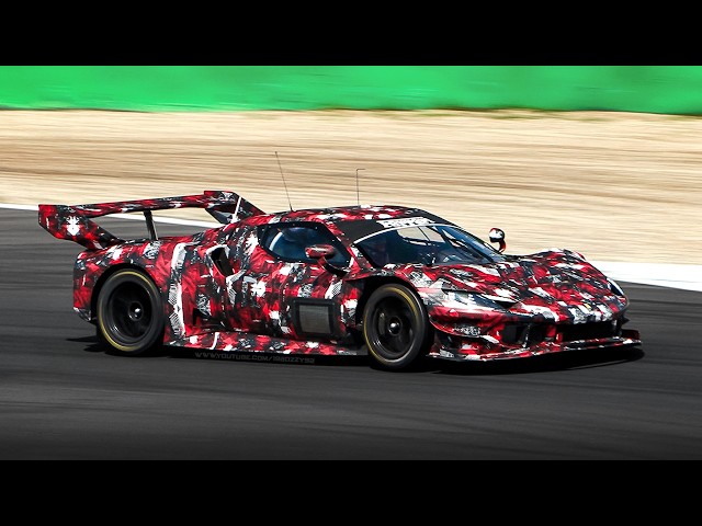 NEW Ferrari 296 GT Modificata testing at Monza: 730HP Unrestricted GT3 w/ Extreme Aero!