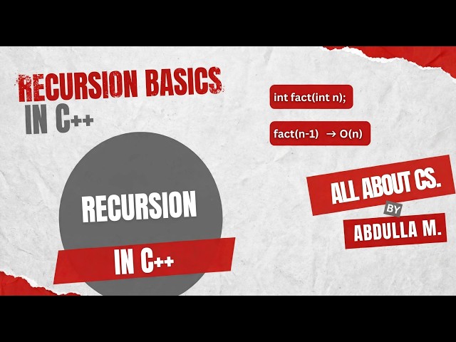 Recursion basics.