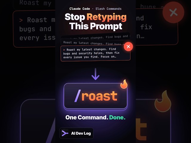 🔥 Build Claude Code Slash Commands