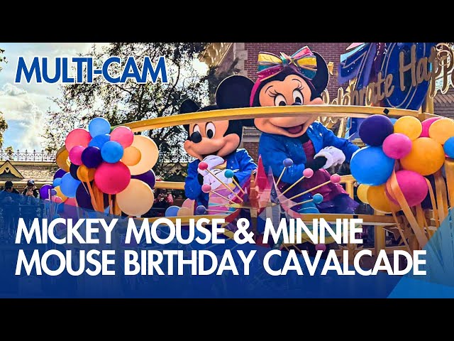 Mickey Mouse & Minnie Mouse Birthday Cavalcade | Multi-cam | Disneyland Resort 2025 4K