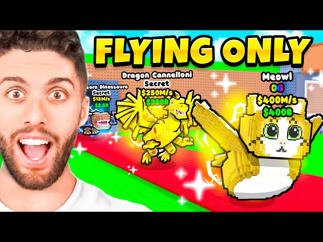 $0 To $1 TRILLION with FLYING ONLY  BRAINROTS