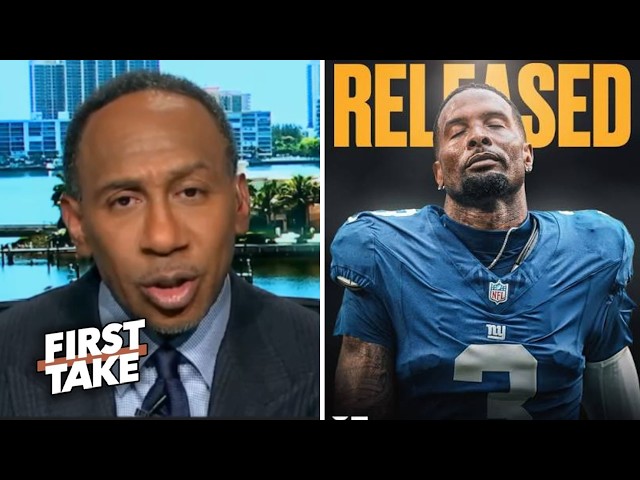 FIRST TAKE | Odell Beckham Jr.’s NFL career is OVER! - Stephen A. GOES OFF on Giants CUTTING OBJ