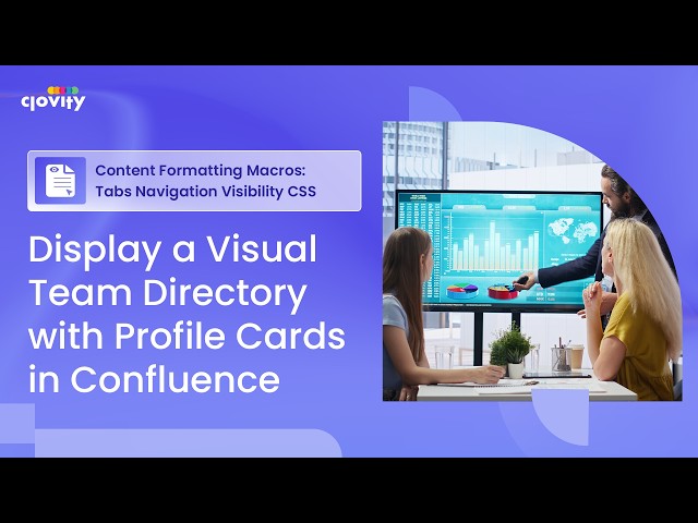 User Profile Macro - Display a Visual Team Directory with Profile Cards in Confluence