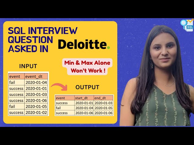 🔥Deloitte SQL Interview: Consecutive Rows Explained