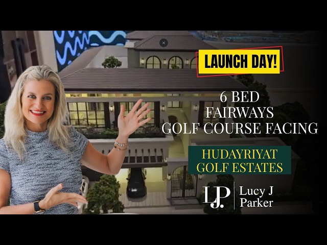 6 bed Fairways Golf Course Facing , Hudayriyat Golf Estates Launch  Day!