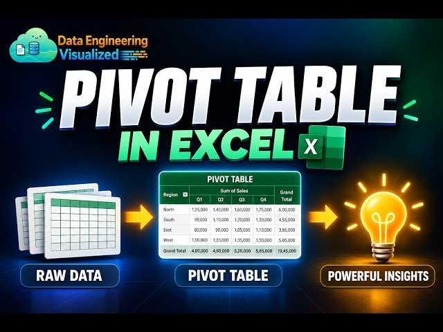 Pivot Table in Excel - The Visual Guide for Data Analysis