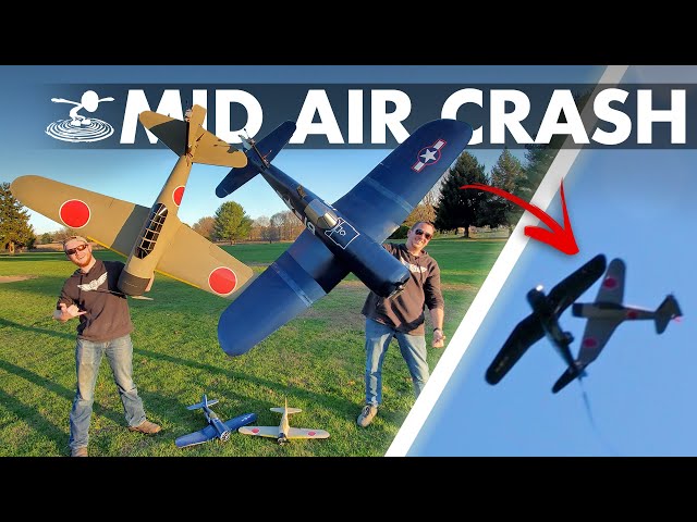 We Crashed our Precious Warbirds! 😱 Corsair VS Zero! 🔥