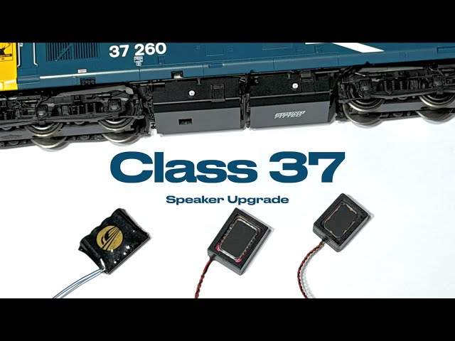 Improving The Bachmann Class 37 DCC Sound Deluxe, New Speakers And A Stay Alive