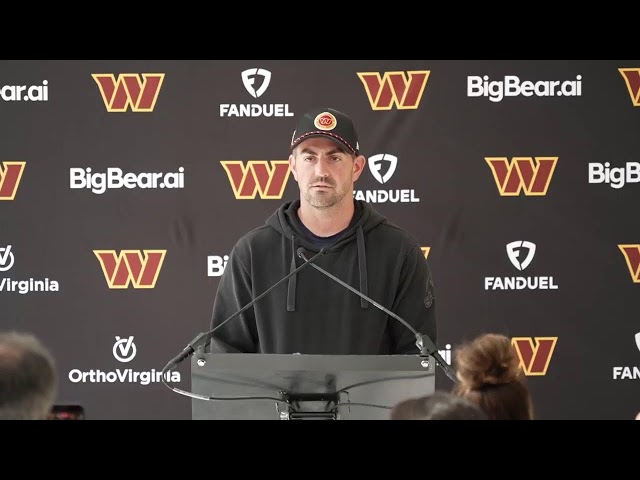 OC David Blough Speaks To The Media Before Practice In London