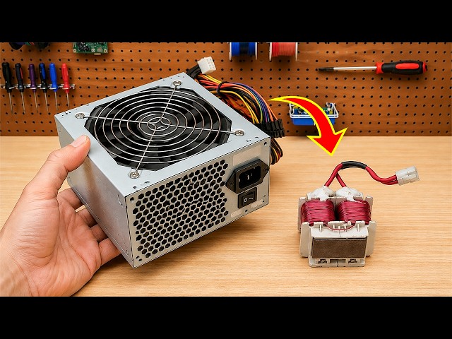 Millions of People Don't Know What's Hidden Inside an Old PC Power Supply! 😱 | Creation Hack