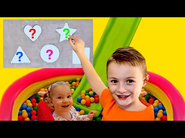 Hidden Shape Hunt! Fun Shapes and Colours Learning for Kids