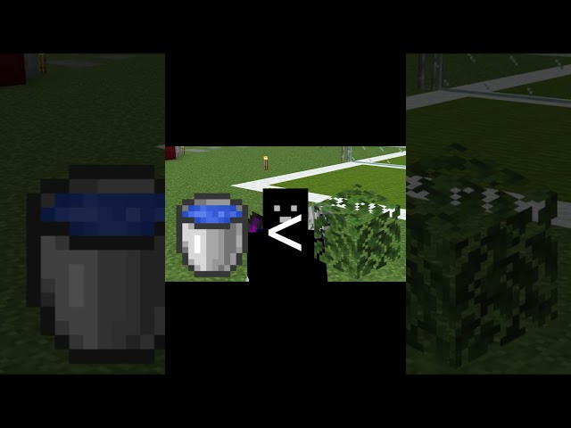 You can actually clutch on leaves! #minecraft #minecraftshorts #gaming #minecraftminigames